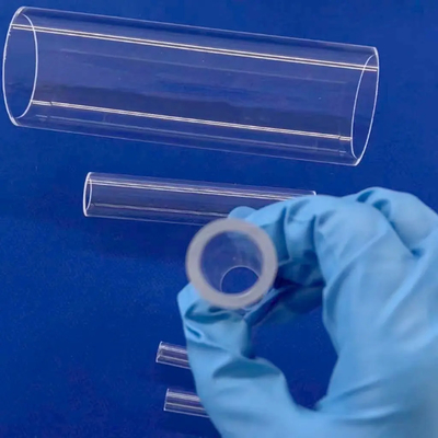 Transparent Large Diameter Clear Fused Silica Quartz Tube