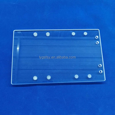 Professional Custom High Temperature Resistant Transparent Quartz Punching Sheet