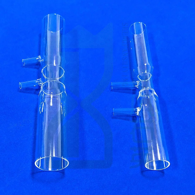 Professional Custom High Temperature Resistant Transparent Laboratory Quartz Tube