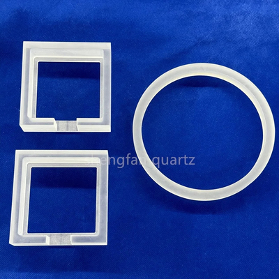 Professional Custom Opaque Quartz Ring High Temperature Resistant
