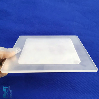 Professional Custom Opaque Quartz Slotted Sheet High Temperature Resistant