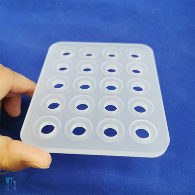Professional Custom Opaque Perforated Quartz Sheet High Temperature Resistant