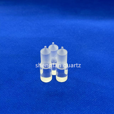 Custom High Light Transmittance High Purity Full Transparent Slotted Quartz Rod Quartz Boat