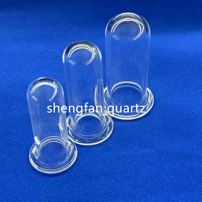 One End Sealing Bottom Or Round Bottom Quartz Glass Tube