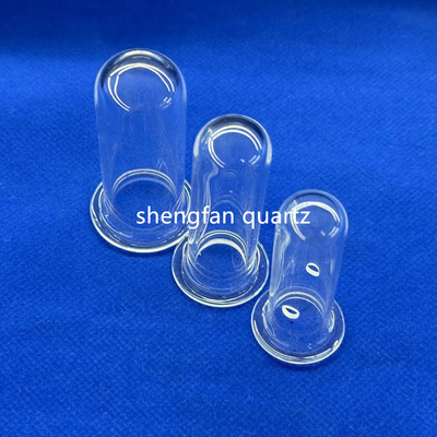 One End Sealing Bottom Or Round Bottom Quartz Glass Tube