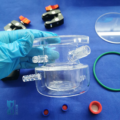 Custom High Temperature Corrosion Resistant Transparent Quartz Reactor