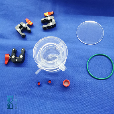 Custom High Temperature Corrosion Resistant Transparent Quartz Reactor