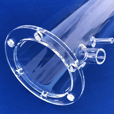 Suppliers Produce Custom High Temperature Corrosion Resistant Seal Transparent Opaque Quartz Flanges
