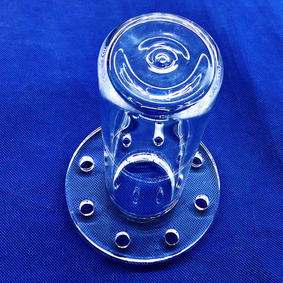Suppliers Produce Custom High Temperature Corrosion Resistant Seal Transparent Opaque Quartz Flanges