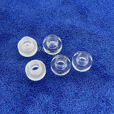 Transparent Frosted Stone Step Fused Quartz Sheet 0.5-100mm Thickness