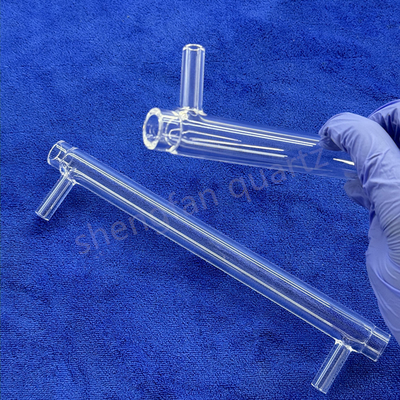 High Temperature Corrosion Resistance Factory Custom Laboratory Industrial Quartz Round Bottom Flat Test Tube