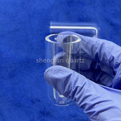 High Temperature Corrosion Resistance Factory Custom Laboratory Industrial Quartz Round Bottom Flat Test Tube
