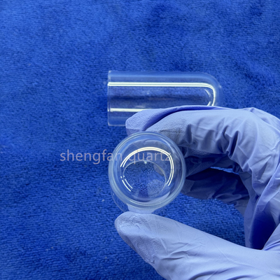 High Temperature Corrosion Resistance Factory Custom Laboratory Industrial Quartz Round Bottom Flat Test Tube