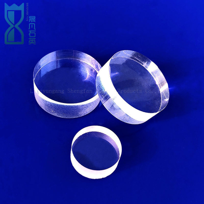 Transparent Frosted Stone Step Fused Silica Sheet For Optical