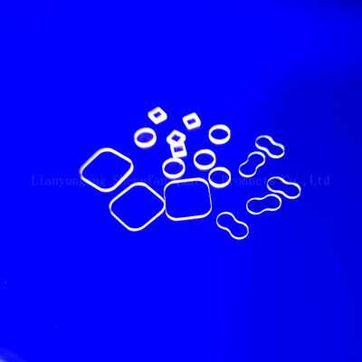 Transparent Frosted Stone Step Quartz Glass Sheet