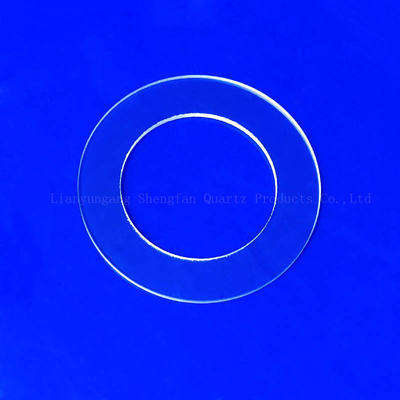 CNC Custom High Temperature Resistant Round Square Punching And Grooving Quartz Glass Parts