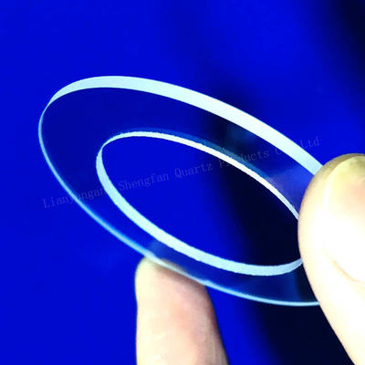 CNC Custom High Temperature Resistant Round Square Punching And Grooving Quartz Glass Parts