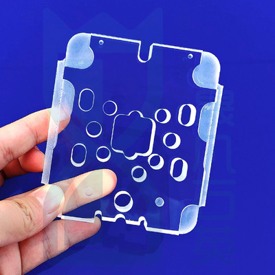 Custom High Temperature Corrosion Resistant Quartz Transparent Opaque Punching Step