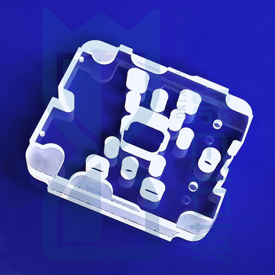 Custom High Temperature Corrosion Resistant Quartz Transparent Opaque Punching Step