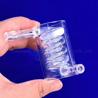 Factory Custom Laboratory High Temperature And Corrosion Resistant Quartz Spiral Tube