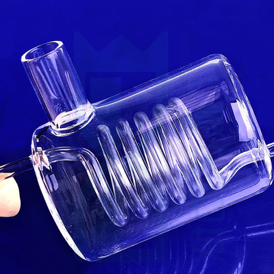 Factory Custom Laboratory High Temperature And Corrosion Resistant Quartz Spiral Tube