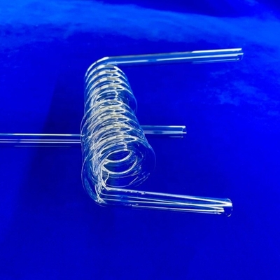 Factory Custom Laboratory High Temperature And Corrosion Resistant Quartz Spiral Tube