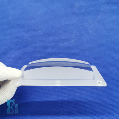 Custom Quartz Transparent Opaque Punching Step High Temperature Corrosion Resistant