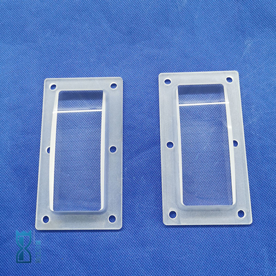 Custom Quartz Transparent Opaque Punching Step High Temperature Corrosion Resistant