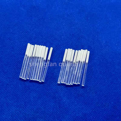Small Diameter Fused Quartz Glass Rod Clear Color