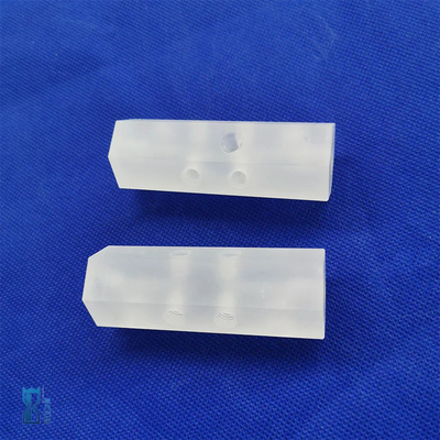 Factory Custom High Temperature And High Purity Quartz Punching Parts