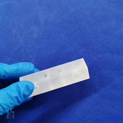 Factory Custom High Temperature And High Purity Quartz Punching Parts