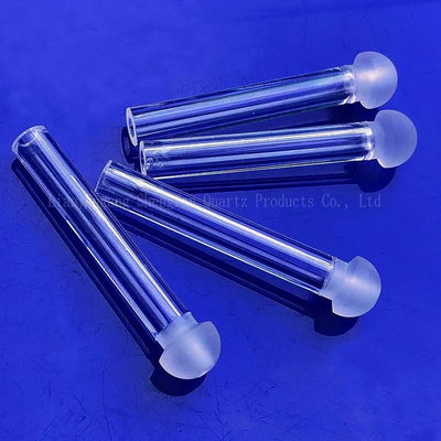 Factory custom high temperature resistant bulb quartz tube