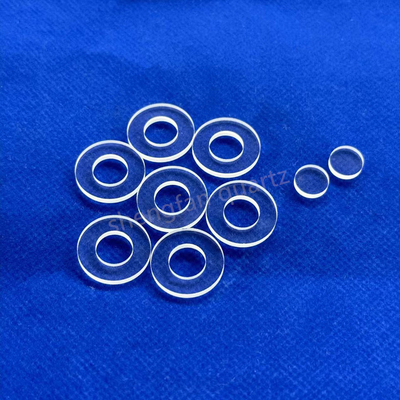Custom Ultra-Thin Clear Quartz Glass Plate Various Sizes Round Optical Plate With Cuttingquartz Plate Drilled