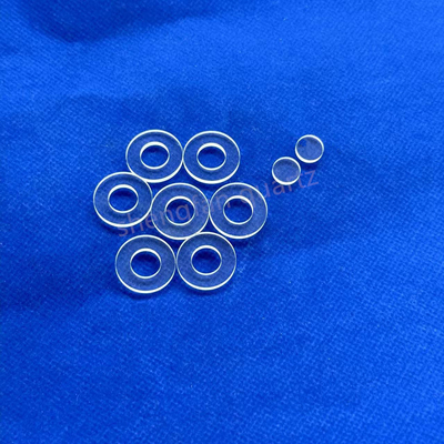 Custom Ultra-Thin Clear Quartz Glass Plate Various Sizes Round Optical Plate With Cuttingquartz Plate Drilled