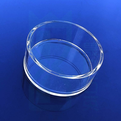 Factory Custom Lab Round Transparent Corrosion Resistant Quartz Glass Petri Dish