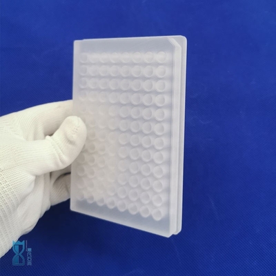 Custom Ultra Thin Clear Quartz Glass Plate Round Optical Plate With Cutting Quartz Plate Drilled