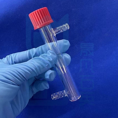 High Temperature Corrosion Resistant Sealed Quartz Thread Pipe For University Laboratory