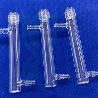 High Temperature Corrosion Resistant Sealed Quartz Thread Pipe For University Laboratory