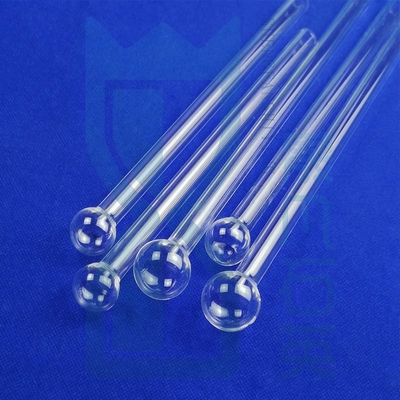Transparent Quartz Test Tube With Long Mouth Blow Pipe Products Ball Plate-SIO2 Glass Composition Quartz Test Tube