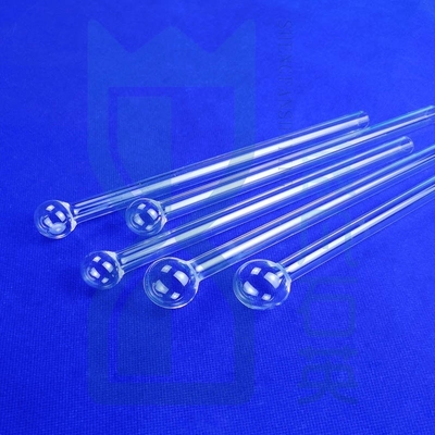 Transparent Quartz Test Tube With Long Mouth Blow Pipe Products Ball Plate-SIO2 Glass Composition Quartz Test Tube