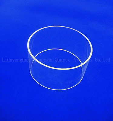 High Temperature And Corrosion Resistant Transparent Polished Quartz Rings Can Be Customized