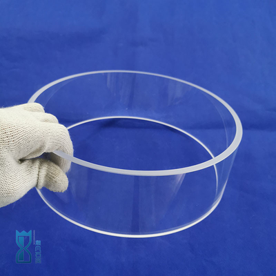 High Temperature And Corrosion Resistant Transparent Polished Quartz Rings Can Be Customized
