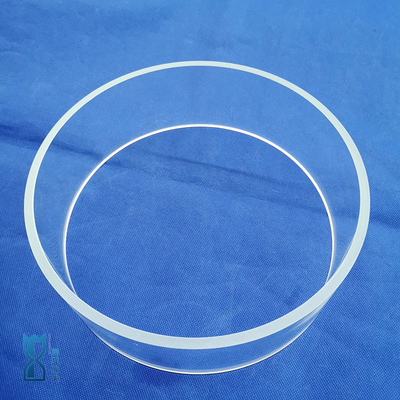 High Temperature And Corrosion Resistant Transparent Polished Quartz Rings Can Be Customized