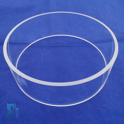 High Temperature And Corrosion Resistant Transparent Polished Quartz Rings Can Be Customized