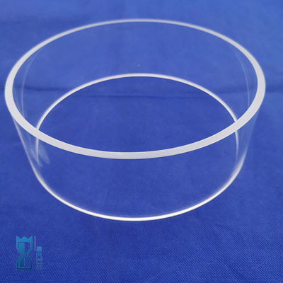 High Temperature And Corrosion Resistant Transparent Polished Quartz Rings Can Be Customized