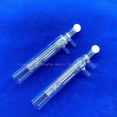 Custom Machining High Precision Quartz Ball Head Welding Photovoltaic Clear Quartz Glass Ball Head Tube