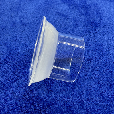 Coustomization Heat Resistance Outer Square Inner Circular Tapered Long Mouth Quartz Test Tube