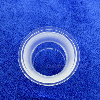 Coustomization Heat Resistance Outer Square Inner Circular Tapered Long Mouth Quartz Test Tube