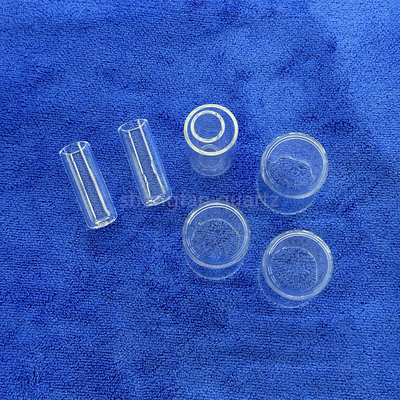 Wholesale High Temperature Resistance Custom Quartz Glass Test Tube One End Sealed Round Bottom Or Flat Bottom