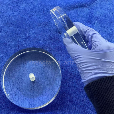Coustomization Transparent Fused Silica Glass Sheet UV Quartz Glass Plate For UVC Led Lamp